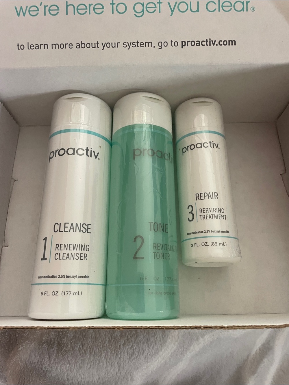 Proactiv Cleanse Tone Repair Trio